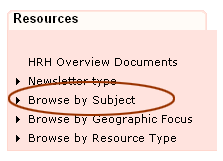 Browse by Subject