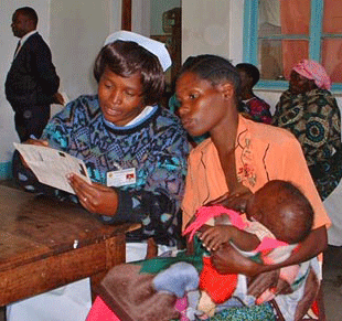 Maternal Child Health Clinic in Tanzania