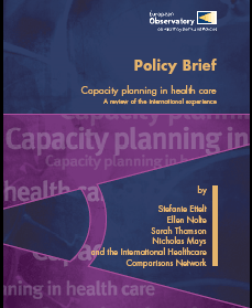 Capacity Planning in Health Care Capacity Planning in Health Care